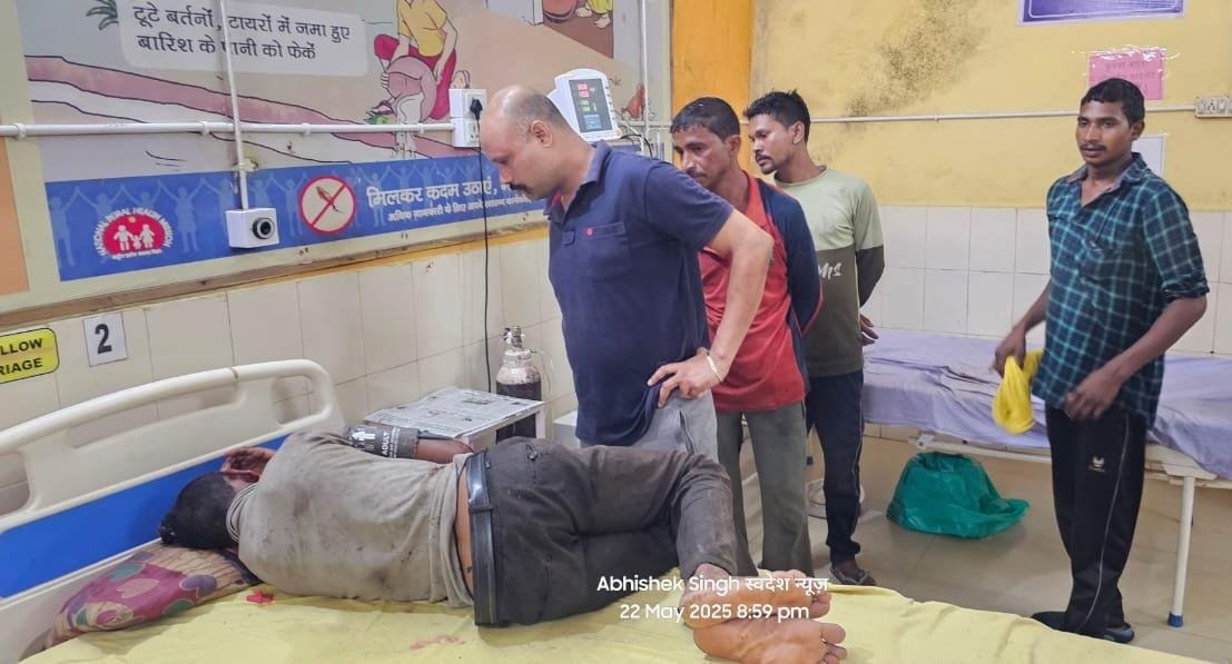 ट्रक ने ट्रैक्टर को मारी टक्कर, 5 लोग घायल, दो की हालत नाजुक