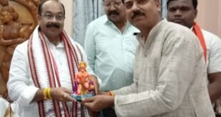 उपमुख्यमंत्री अरुण साव का जन सहयोग संस्था ने भेंट कर किया सम्मान