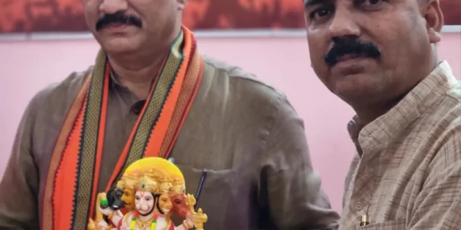 स्वास्थ्य मंत्री श्याम बिहारी जायसवाल से जन-सहयोग संगठन प्रतिनिधियों से मुलाकात