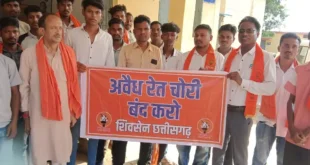 खंडी नदी से रेत चोरी का मामला गरमाया