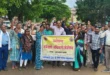 11 सूत्रीय मांगों को लेकर कलेक्टर को ज्ञापन सौंपा।