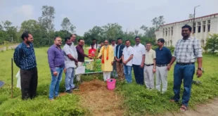पॉलीटेक्निक कॉलेज में 200 पौधे रोपे गए