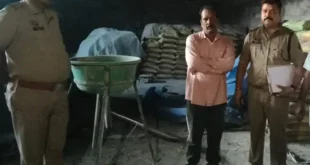 मिलावटी सीमेंट का खेल पुलिस की छापेमारी में बड़ा खुलासा,