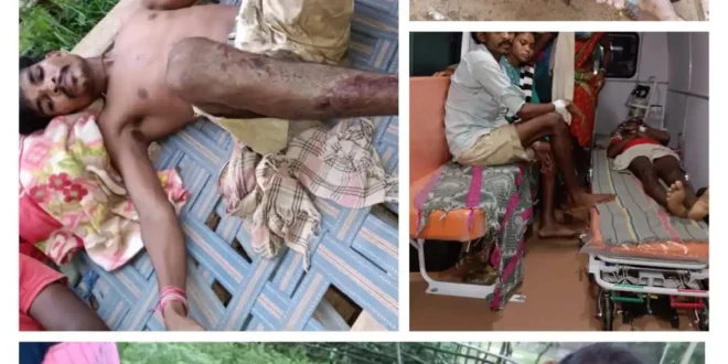 IED ब्लास्ट में 16 वर्षीय किशोरी समेत 3 ग्रामीण घायल