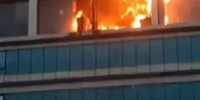 जिम में लगी आग लोगों ने दी सूचना, दमकल ने बुझाई आग