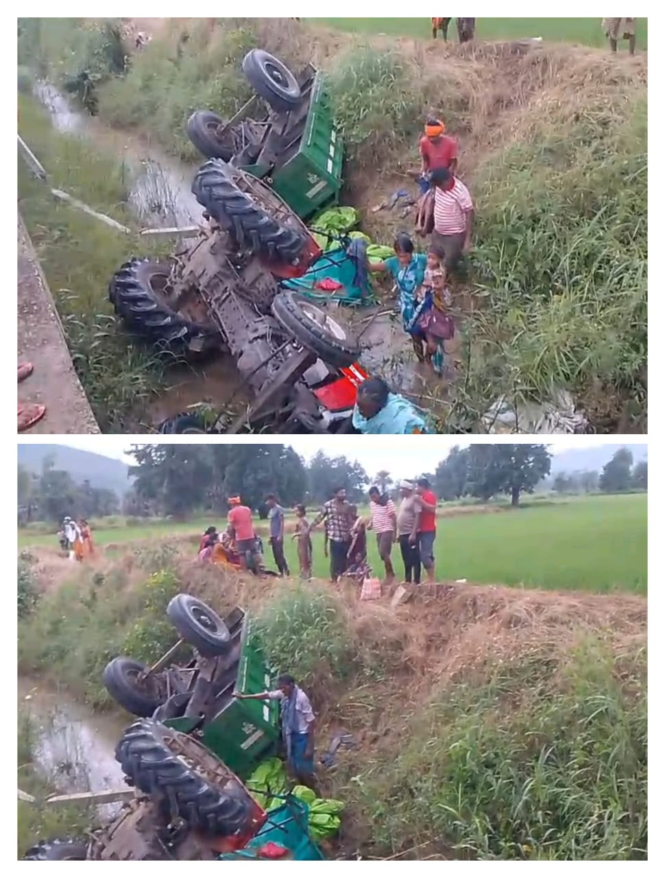 Here are the suggested tags in a clean format, separated by commas: सड़क दुर्घटना, कांकेर, घोटिया पीढ़ापाल, ट्रैक्टर ट्राली पलटी, नाले में गिरा वाहन, ग्रामीण हादसा, सड़क सुरक्षा, बच्चों की चोट, महिला घायल, आपात चिकित्सा, यातायात प्रबंधन, सुरक्षा संकेतक, सड़क मरम्मत, ग्रामीण इलाका, हादसा जांच, प्रशासनिक कार्रवाई, जागरूकता अभियान, बुनियादी ढांचा, पुलिस जांच, सड़क दुर्घटनाएं, सार्वजनिक सुरक्षा, स्वास्थ्य सुविधा, चेतावनी बोर्ड, ट्रैक्टर चालक, सामाजिक जिम्मेदारी. 